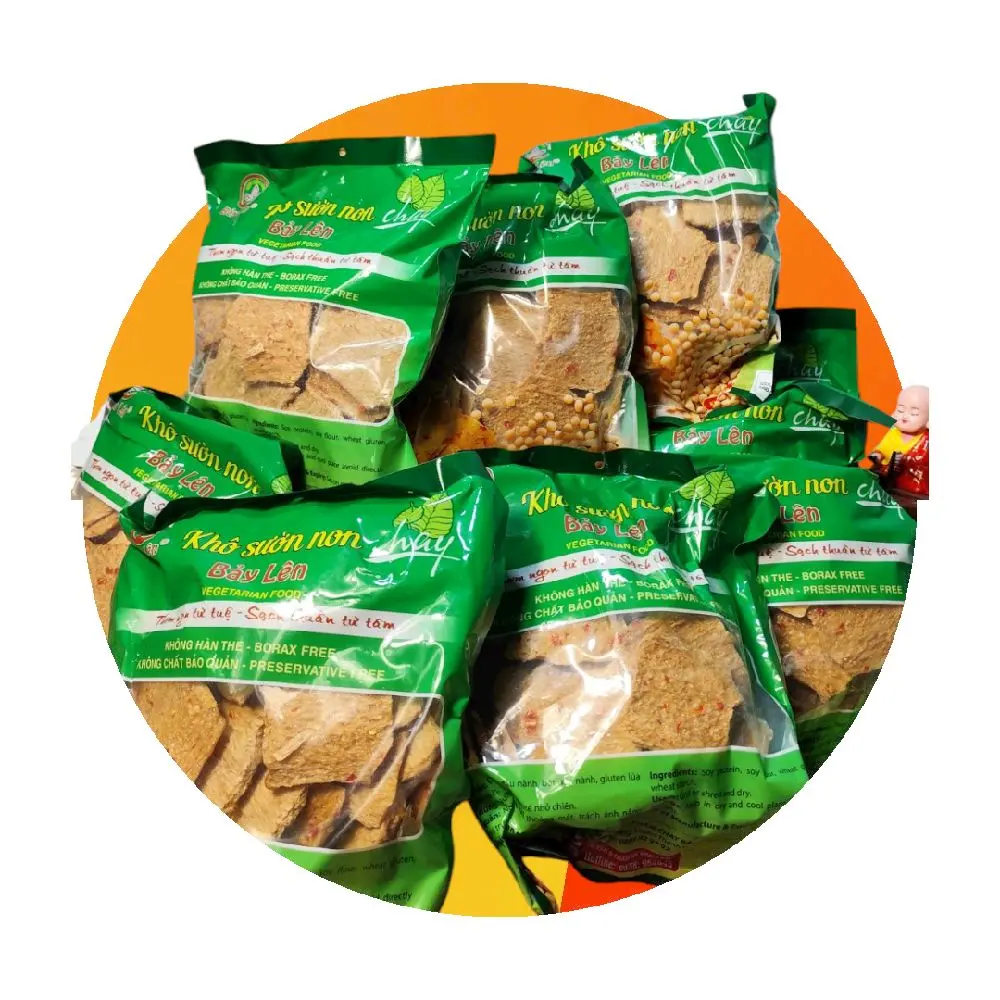 Khô Sườn Non Chay Ướp Sẵn 500g