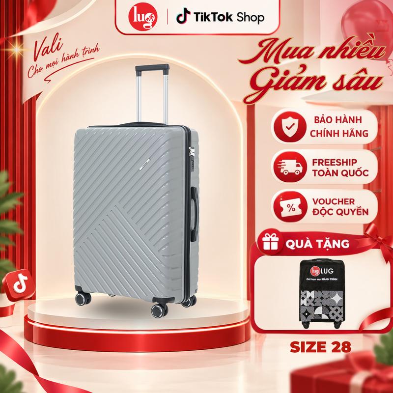 Vali kéo du lịch cao cấp Holdall MP807 Size 28 , Nhựa PP Chống Bể Vỡ, Khóa Số Âm Thông Minh - LUG