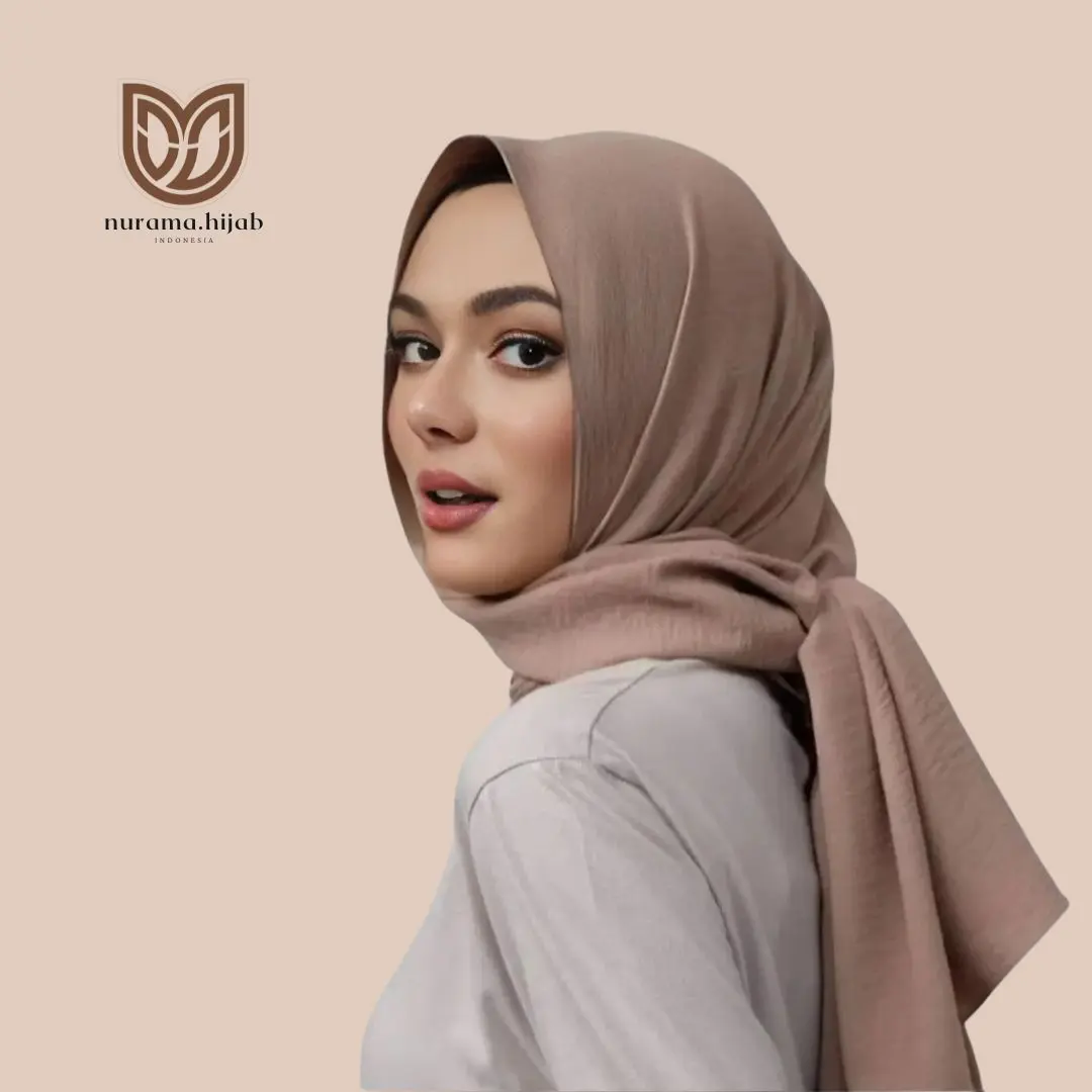 Nurama-Hijab Pashmina Crinkle Airflow 200 cm x 75 cm Muslim Kerudung Syal