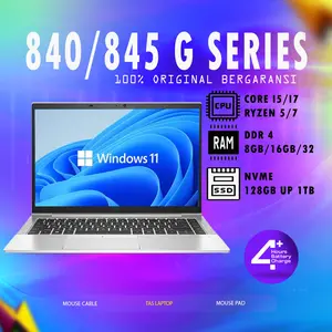 LAPTOP ELITEBOOK 840/845 G-SERIES INTEL CORE I5 GEN 8 RAM 8/16 GB SSD 128 UPTO 512 GB BEST GRADE