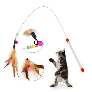 [HACIKO PETSHOP]Mainan Kucing Bulu Tongkat Kucing Tongkat Bulu Kucing Cat Toys