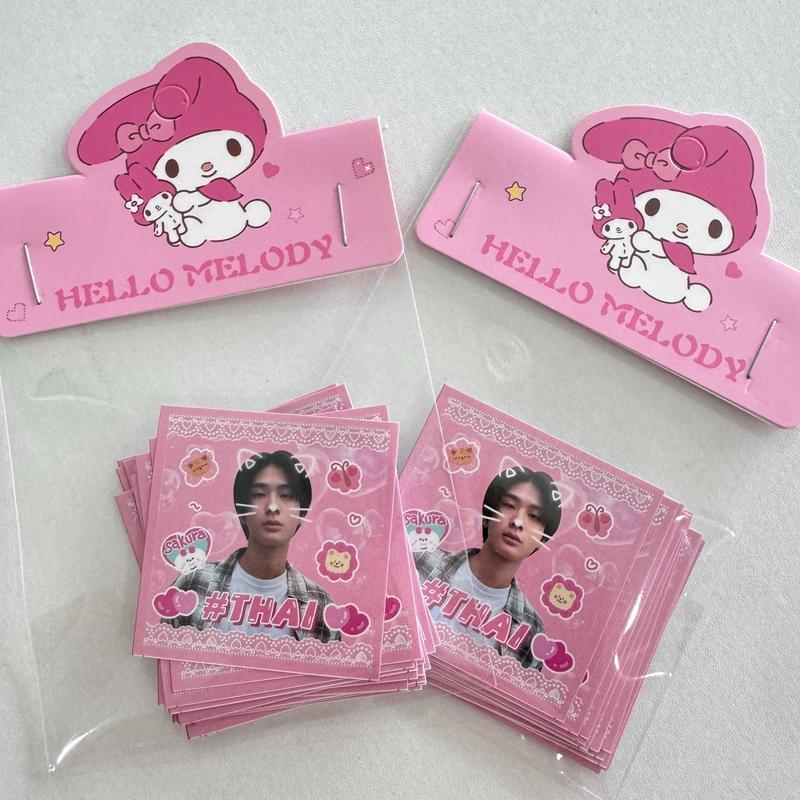 BUS Thai Boy Band Cute Sticker Pack Peemwasu Phutatchai Thaichayanon, 40 Pieces, Fan Must-Have 2