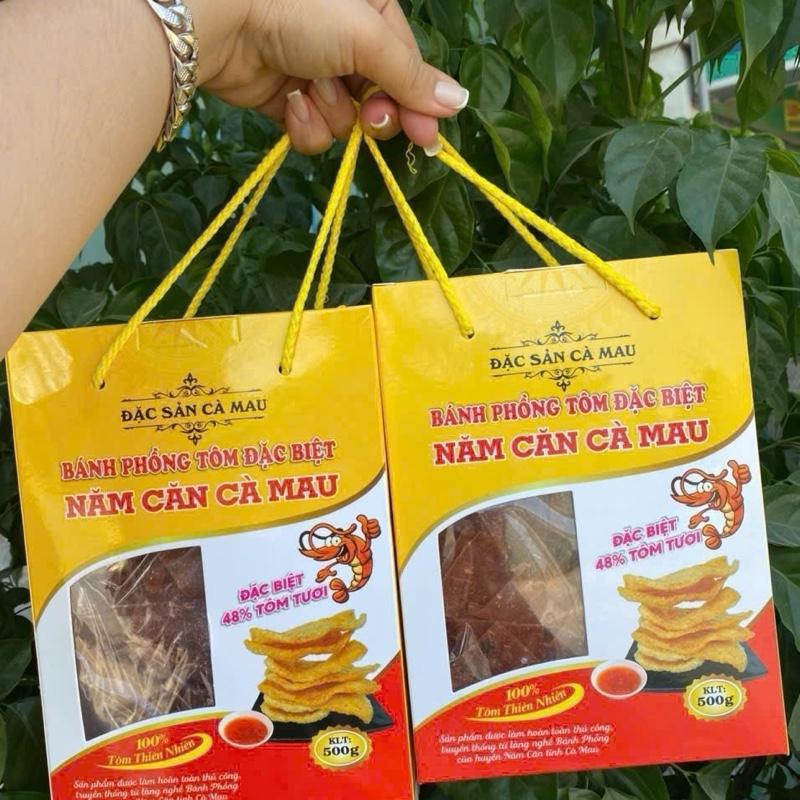 1 kg Bánh Loại Thượng Hạng Bánh Phồng Tôm Năm Căn Cà Mau