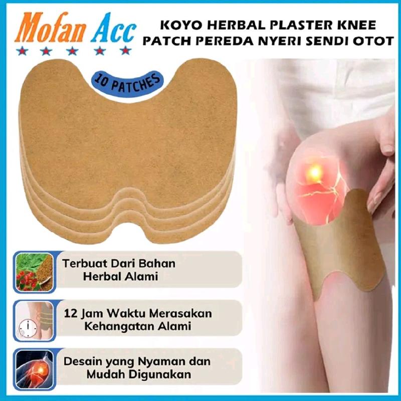 1 BOX KNEE PATCH - KOYO LUTUT ORIGINAL MEMBANTU MERINGANKAN NYERI SENDI DAN LUTUT 1