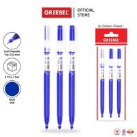 Gambar [ 6 Pulpen ] Greebel Pulpen Gel Pen GP-502 Rival Biru 0.5 (6PCS/SET) - (6PCS/SET) dari GREEBEL Kota Administrasi Jakarta Barat 1 Tokopedia
