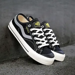 PROMO!!! Sepatu Ventela New Public Low Black Natural- Sepatu Sneakers Casual Pria Wanita