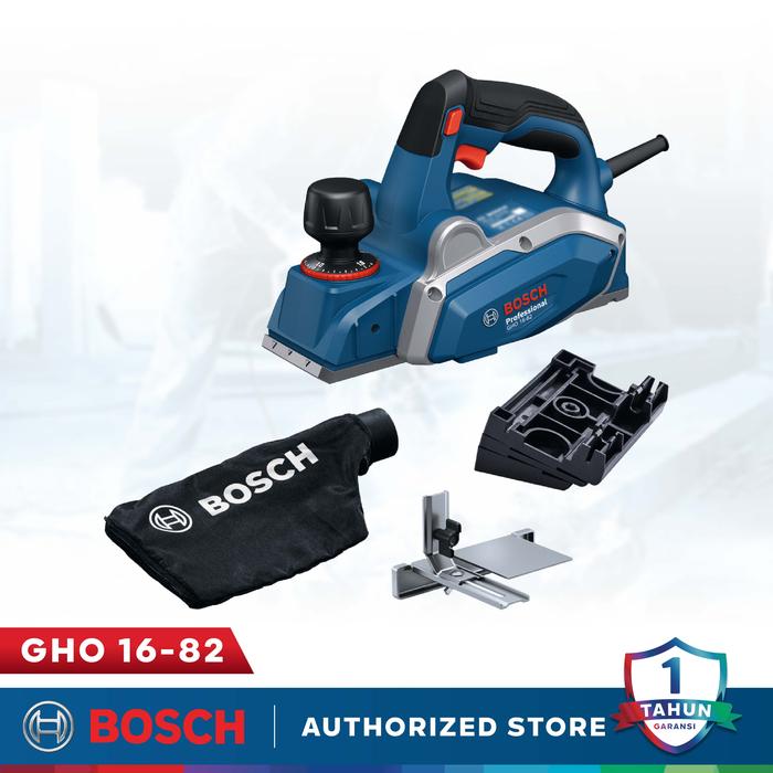 Gambar GHO 16-82 BOSCH Planer Mesin Serut Ketam Planner GHO1682 dari Bosch Tools Authorized SNT Kota Administrasi Jakarta Utara Tokopedia