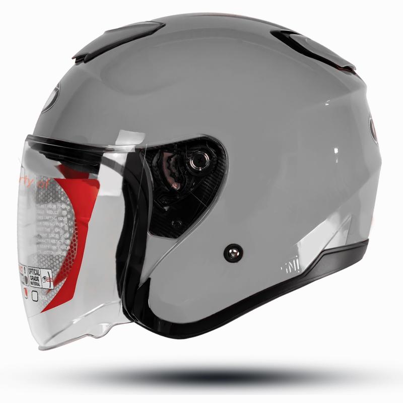 Helm MLA KYOTO Solid White Helm Half Face SNI PREMIUM Untuk Pria Dan Wanita Dewasa COD 5