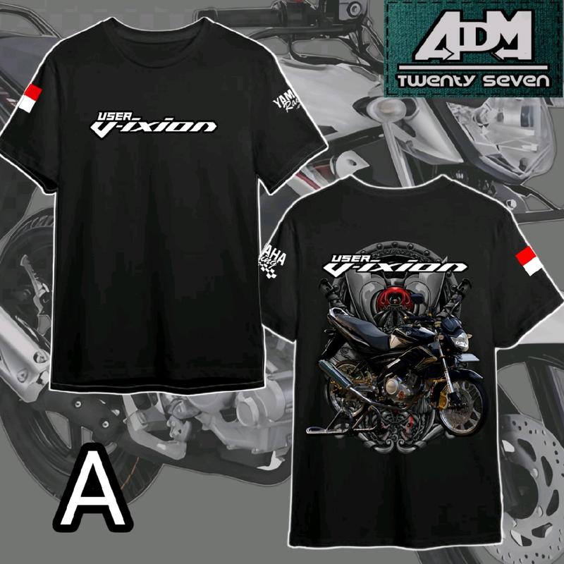 Kaos Yamaha Vixion facelift original Kaos vixion kaos viksen Tshirt Yamaha Vixion Combed Distro Keren Motor 1
