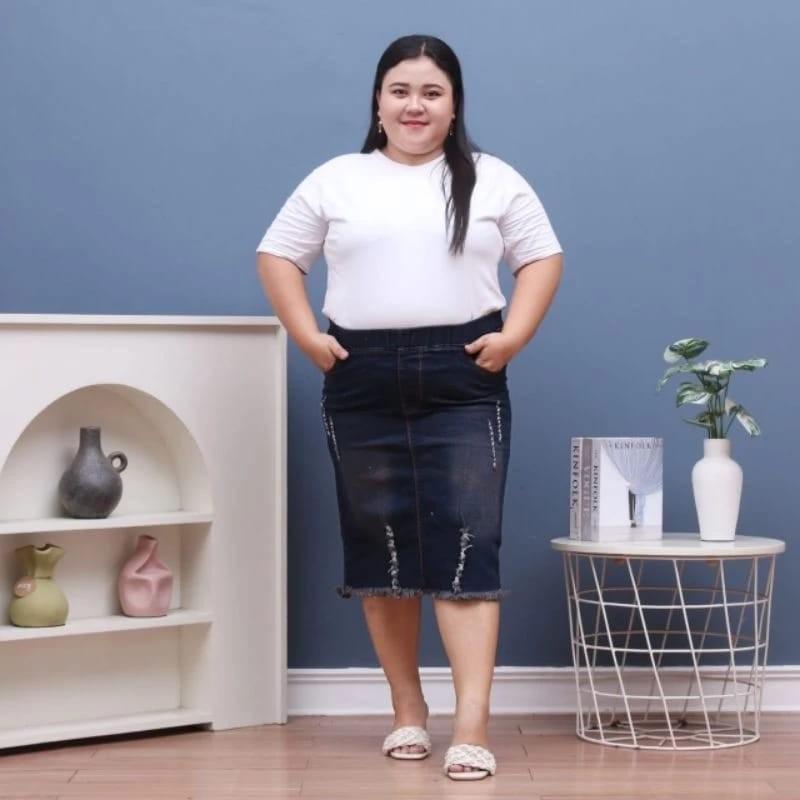 Product Introduction of Rok jeans pendek wanita // rok jeans mini rawis // rok jeans wanita whisker // rok jeans wanita kekinian // rok jeans jumbo //rok jeans pinggang karet 31