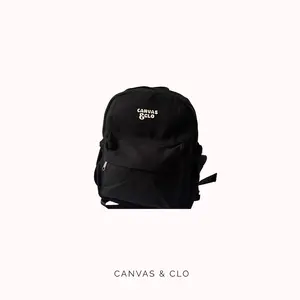 Canvas.clo Colour Pop Backpack Water reppelent Tas ransel wanita Mini tas korea stylish kanvas