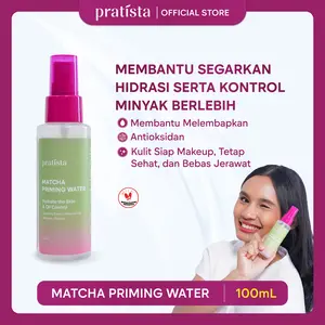 Pratista - Matcha Priming Water 100ml Membantu Menghidrasi kulit Menjaga Skin Barrier dan Mengontrol Minyak Berlebih