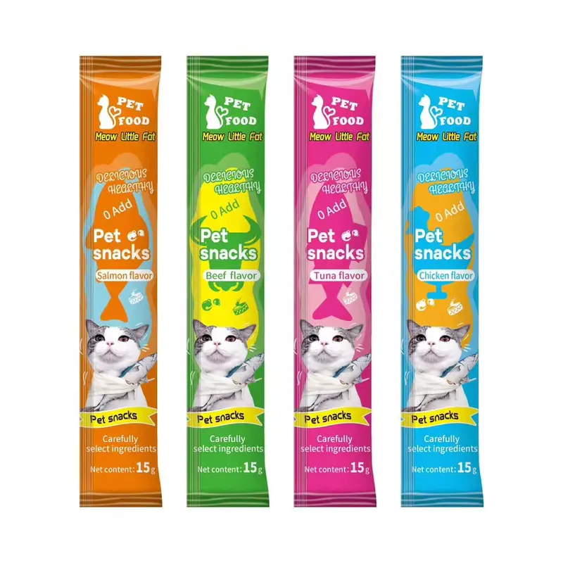 (1 BIJI) Cemilan Kucing Snack Kucing 15g Makanan Kucing Cat Food Adult Kitten Liebao Aichongrenjia Meow Little Fat Pet Snack Pet Food Cat Strips 1