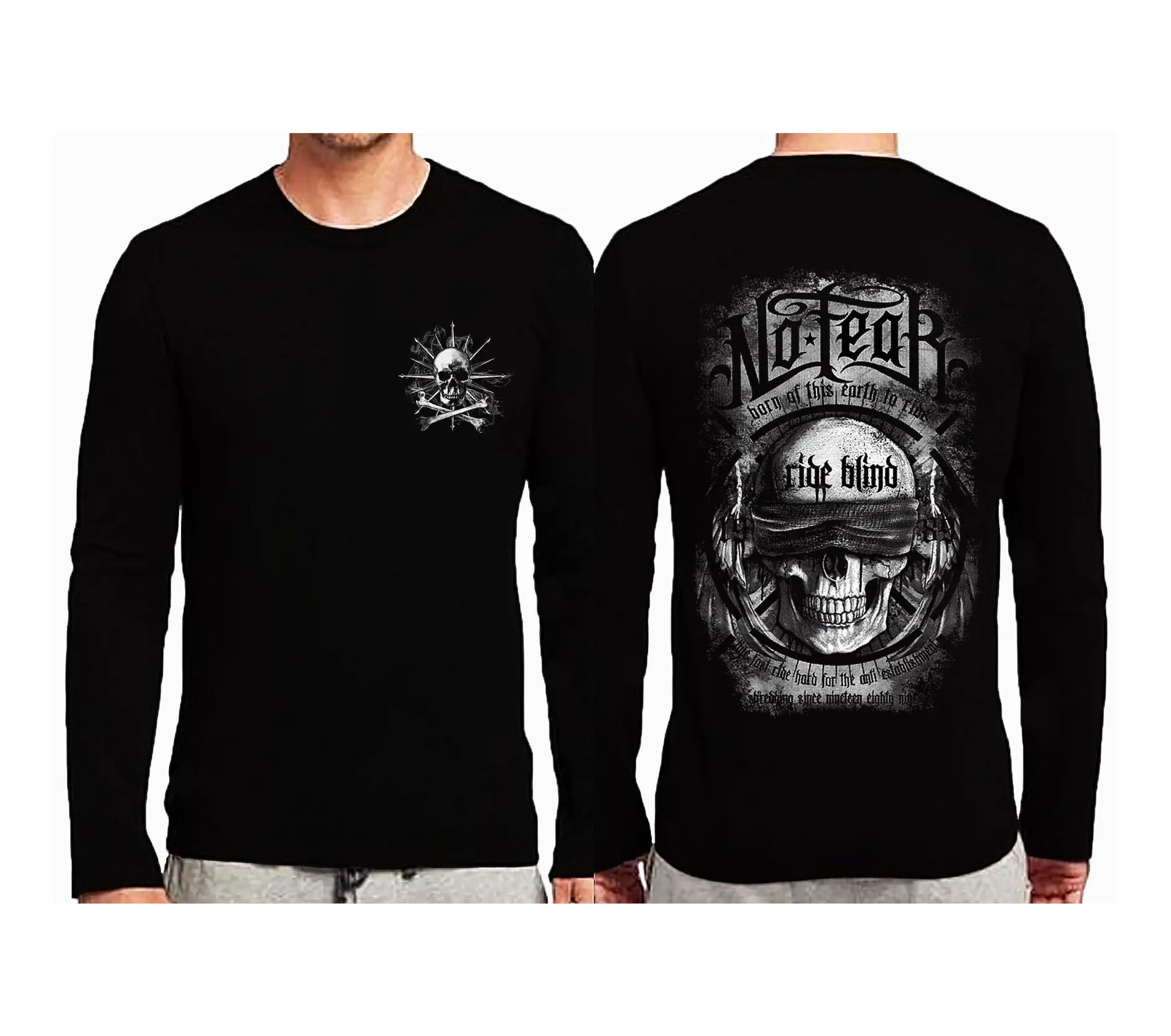 Kaos TPJ NO FEAR Tshirt  Depan belakang sablon Atasan pria dewasa Distro Cod Unisex  Soft