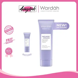 Wardah Renew You NMF Amino + Ceramide Rejuvenating Gel To Foam Cleanser 100 mL