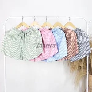 Hotpants Wanita Celana Pendek Wanita Bahan Rayon Santai Shorts Motif