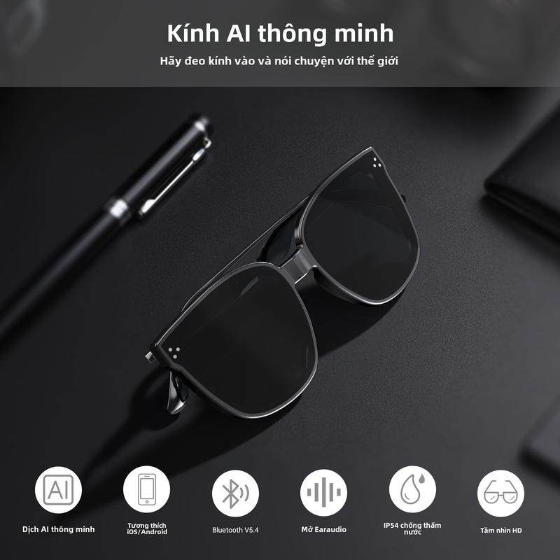 Kính Râm Âm Thanh Bluetooth Đa Ngôn Ngữ, Ivecacall, Dành Cho - TikTok ...
