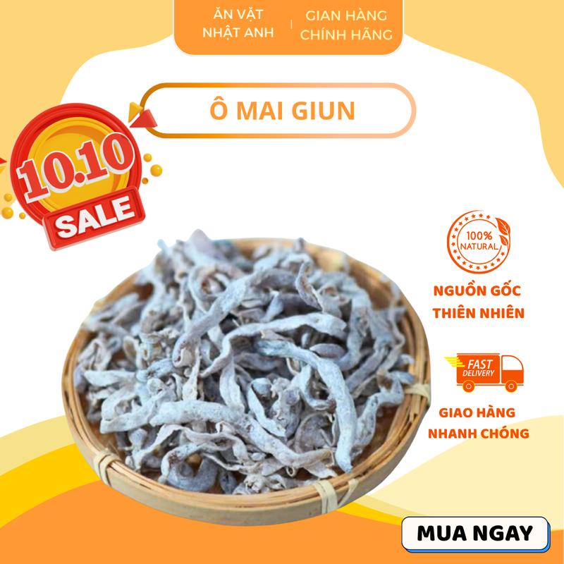 Ô Mai Giun Hương Vị Tuổi Thơ (Chua Ngọt Mặn Cay) - Đồ Ăn Vặt Ngon - Món Ngon Tuổi Thơ - Giun Chua Ngọt Mặn - Không Chất Bảo Quản - Đồ Ăn Vặt Giới Trẻ - Giun Sấy Dẻo Ngon - Ô Mai Nhật Anh