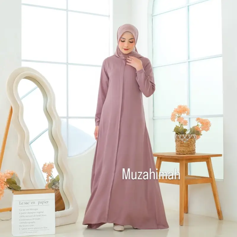 Baju Gamis Syari Abaya Modren Busana Muslimah Wanita - Dress 0