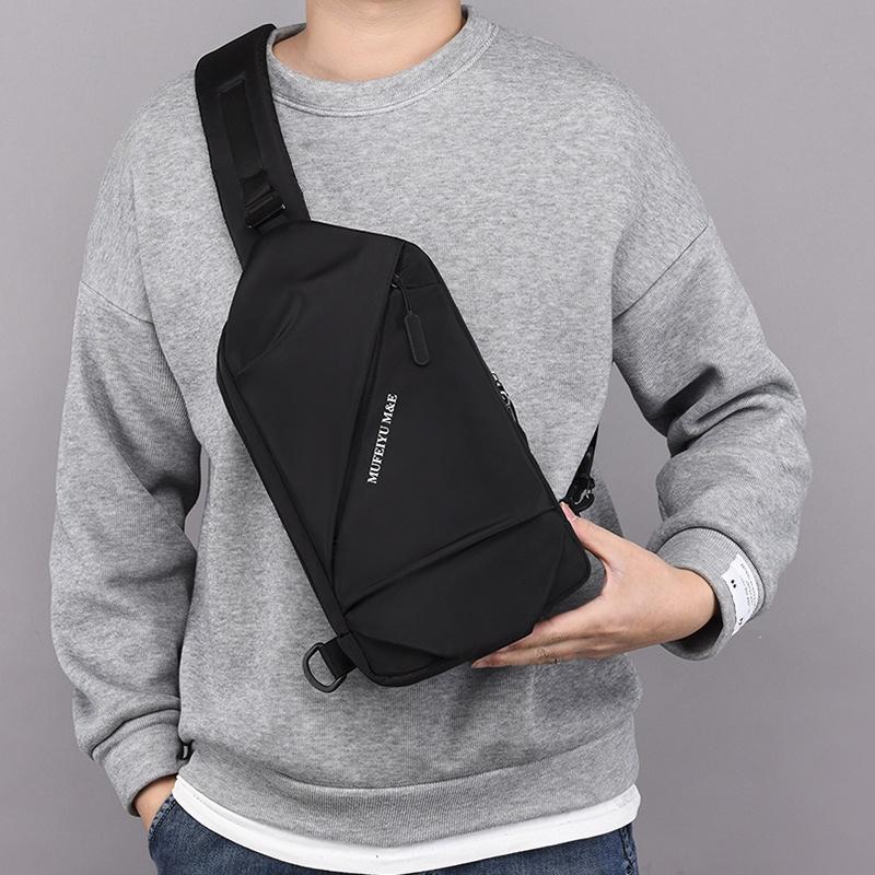 Techdoo Tas Selempang Bahu Pria Slempang Tas Dada Cowok Wanita Slingbag Kasual Anti Air TS709 8