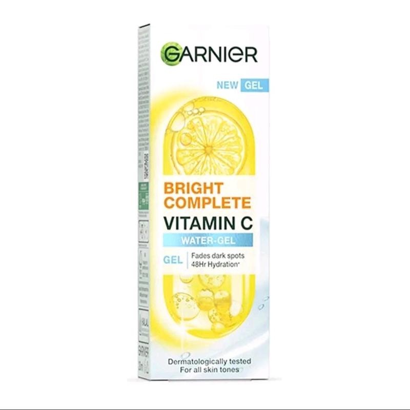 Garnier Bright Complete Vit C/Sakura Glow Ceramide Moisturizer Pelembab & Pencerah Wajah Water Gel 20ml dengan Niacinamide dan Hyaluron - Mencerahkan 1