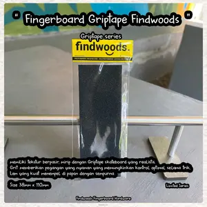 Fingerboard Griptape Findwoods black series edition