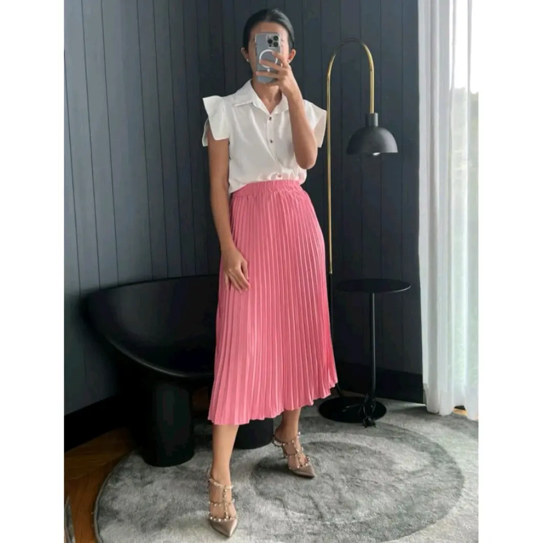 ( 004 )ROK PLISKET midi MAYUNG PREMIUM/ROK PLISKET midi CENTI WAVY/PLISKET PREMIUM/HYGET PREMIUM