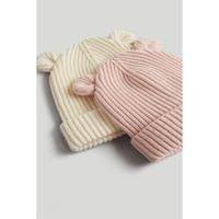 Gambar Mothercare Knitted Baby Hats - 2 Pack - Topi Bayi Unisex - Pink, 1-3 Months dari Mothercare Indonesia Kab. Bogor 5 Tokopedia