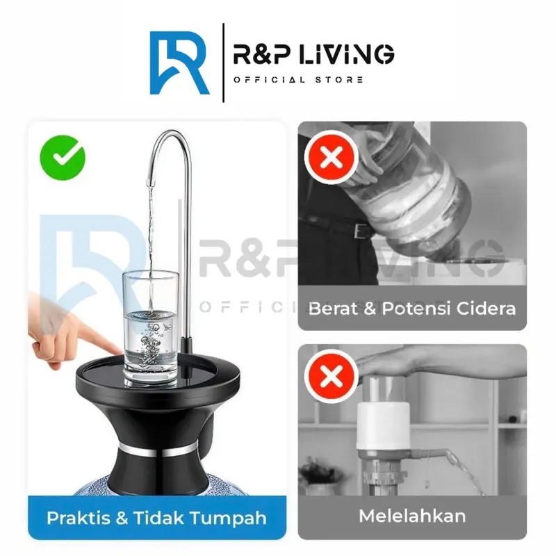 R&P [READY] Pompa air listrik isi ulang tablet kelas atas klasik di cas 5