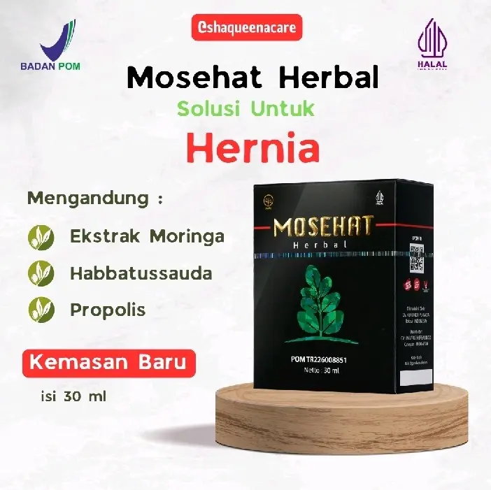 Promo MOSEHAT Jamu Tetes Original untuk  Hernia  30 ml 2