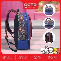 Gambar (Crazy Deal) Goto [COD] Hobanlee Backpack Tas Sekolah Anak Perempuan Laki Laki Karakter - BCG-005 CARS RED dari Goto Living Kota Tangerang 2 Tokopedia