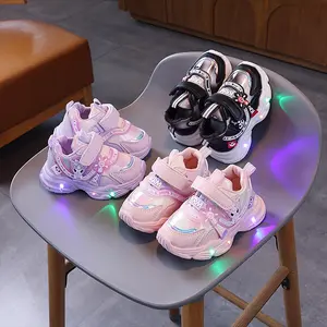 Juragan Junior [COD] Sepatu KUROMI TUTU Sepatu LED Anak Perempuan Import 21-30 Usia 1-5Tahun