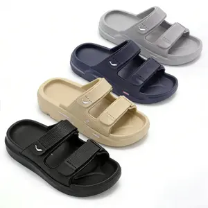 Sandal Pria Gemoy Beli lokalsandal harian kasual dan sandal sopanselop sendal karet sopan 35-44