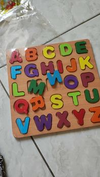 Product Review of Mainan Puzzle Pendidikan Anak Alphabet Number Games Toys Papan Kayu Belajar Huruf Angka Set Hadiah from ** 0