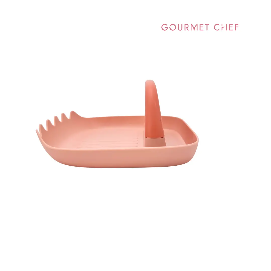 Gourmet Chef Utensil Rest Holder | Stable placement of lids, spatula & cooking utensils