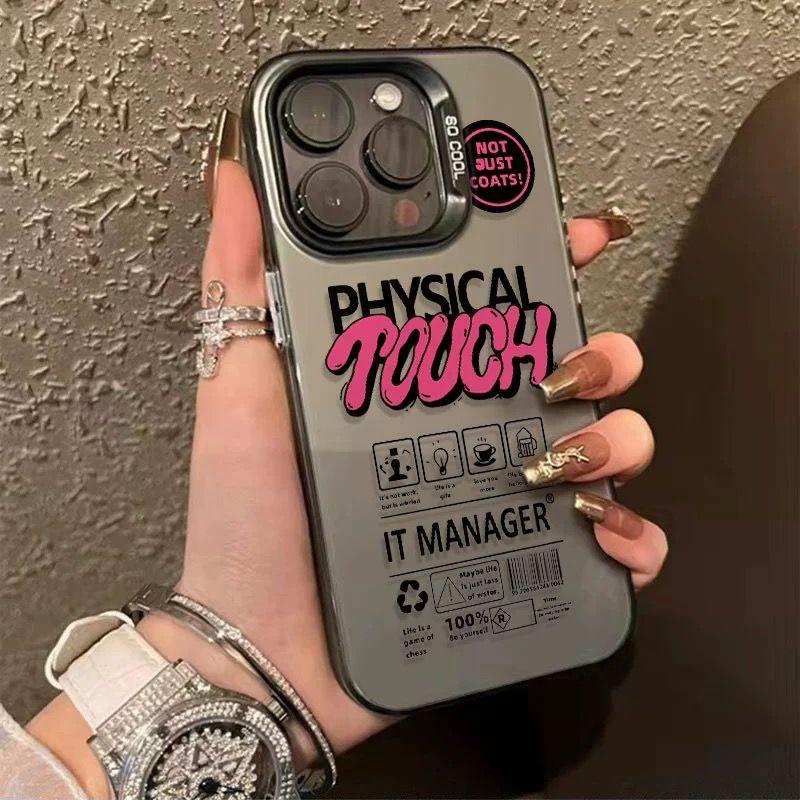 Premium Matte Hard Casing Hp Case Aesthetic Compatible For Iphone 7 8 7+ 8+ X XS XR 11 12 13 14 15 16 Pro Promax Plus Full Cover Pelindung Handphone Silicone Softcase Hardcase RCI200 7