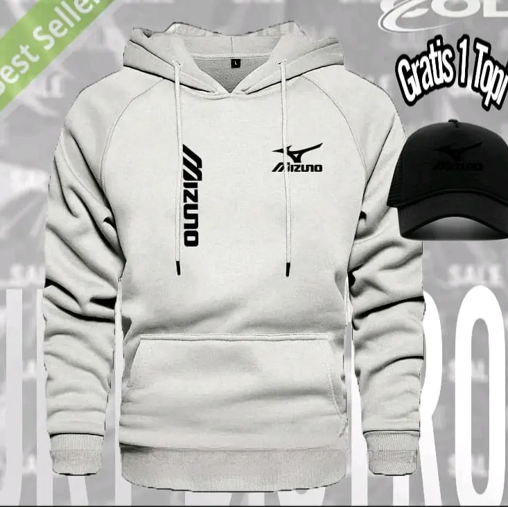 KEFA BONUS TOPI..!! Hoodie Sweater Logo 1205 M1zun0 Kirka Text Hitam bk blok Jaket Hoodie pria dan wanita Terkeren Quality Premium Fleece Nyaman 7