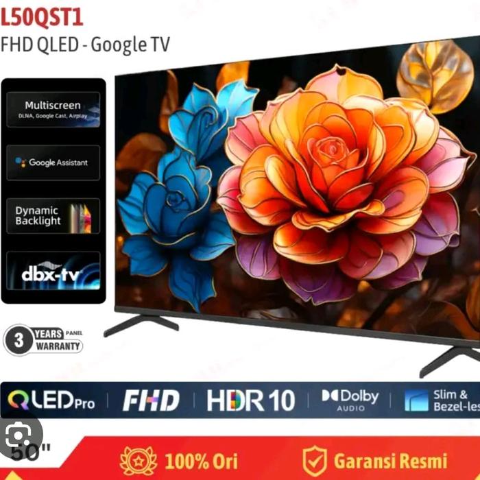 Gambar Changhong L50QST1 Qled Tv 50 Inch Full Hd Google Tv Hdr10 dari ABC Sun Electronic Kota Bandung Tokopedia