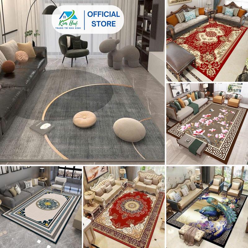DEAL VOUCHER Thảm trải sàn phòng khách bali Bắc ÂU Cổ Điển trang trí Tết 1m6x2m3 và 2mx3m decor phòng ngủ nhiều mẫu - Trang trí Kim Huệ