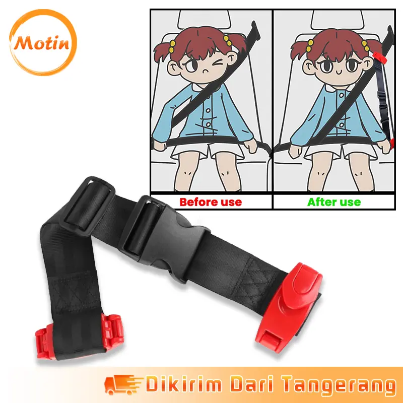 Mobil Seat Belt Adjuster Anak Seat Belt Pelindung Bahu Dan Leher