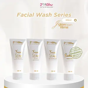 Jglow Facial Wash Series (Pembersih Khusus Kulit Wajah Kusam, Berjerawat & Sensitif ) - 100ml