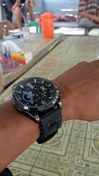 Product Review of LEOPARD A7 Jam Tangan Pria Original Strap Rubber Tanggal Aktif Waterproof Watches Analog from E** B**k M**o 0