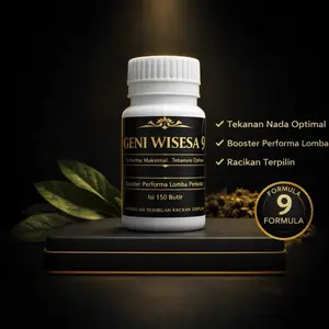 Geni Wisesa 9 – Pil Herbal Performa Perkutut Lomba | Formulasi 9 Bahan Racikan | Fokus Tekanan Nafas & Stabil Manggung
