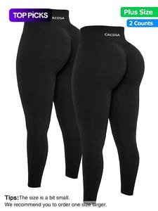 【 Tallas grandes 】 Leggings deportivos de cintura alta con estampado de letras, cómodos pantalones ajustados de secado rápido para entrenamiento de yoga en el gimnasio, deporte femenino y ropa al aire libre para todas las estaciones