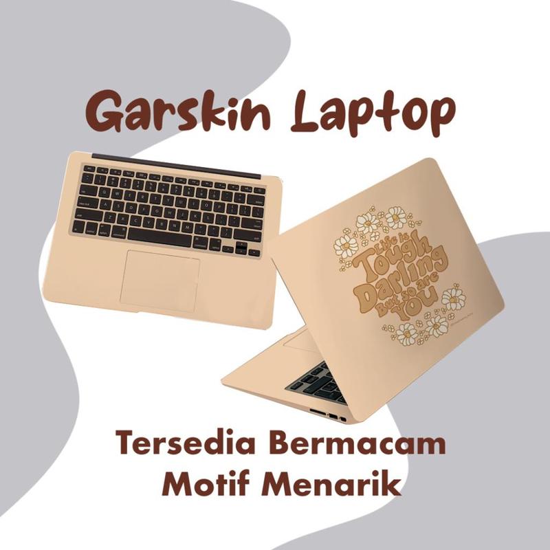 Multi Stiker Garskin Pelindung Laptop Aksesories Leptop motif kata aesthetic Plastik Computer 5