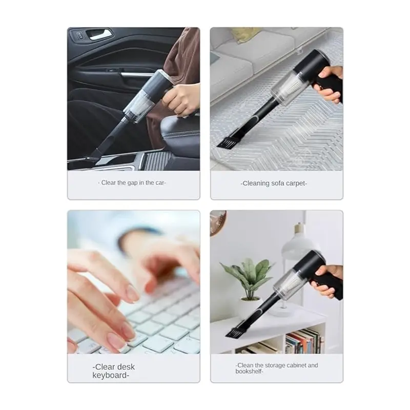 [3IN1] Vacuum Cleaner AS-228 Penyedot Debu Mini Portabel Blower Pengisap Tanpa Kabel 3 In 1 USB Isi Ulang Bivolt 120W Pembersih Rumah Tangga Keyboard Sofa Rumah Membersihkan 5
