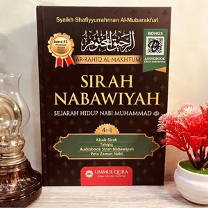 Buku Sirah Nabawiyah Syaikh Shafiyurrahman Al Mubarakfury Terbitan Ummul Qura - Bonus Audio Book - ORIGINAL