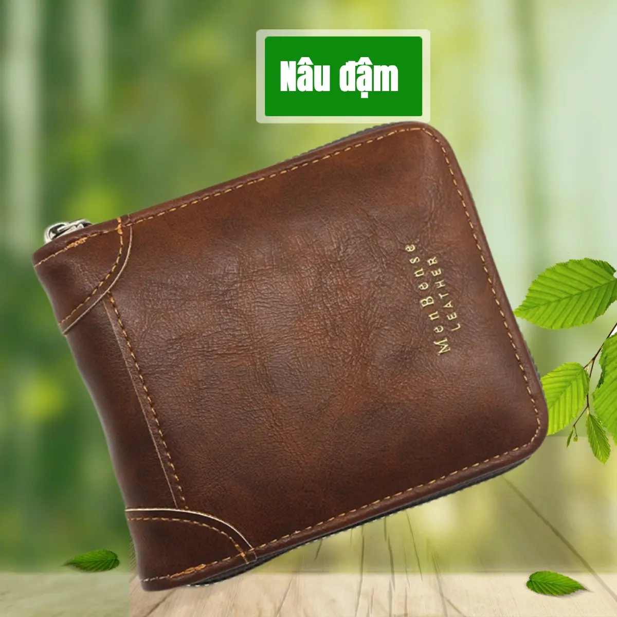 [COD]Ví Nam, Hàng Mới Về Có Ngăn Đựng Thẻ Tín Dụng, Ví Ngắn Cổ Điển, Wallet  Chữ Nhật，xu hướng