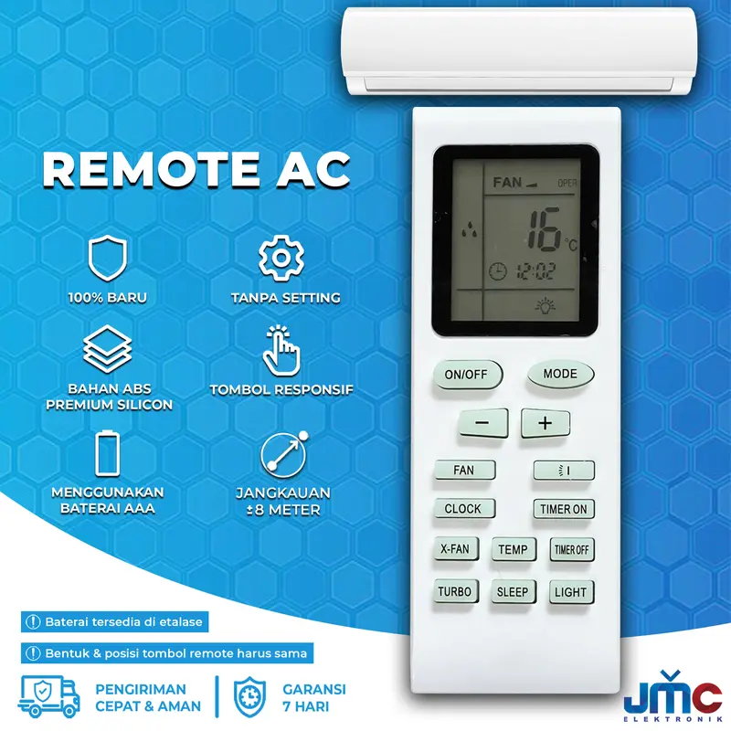 Remot Remote AC YB1FA AH-A5UCY AH-A9NCY AH-A9UCY AH-A12UCY AH-A5VEY AH-A8UCY 0