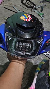 Product Review of lampu fiz r lampu led day kotak set reflektor fizr fisr vega sudah pnp Motor Motorcycle from Y**N 2